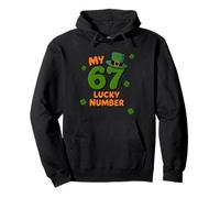 67 St. Patricks Meme Cute 67 Lucky Number St. Patricks Pullover Hoodie