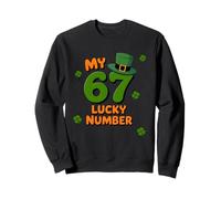 67 St. Patricks Meme Cute 67 Lucky Number St. Patricks Sweatshirt