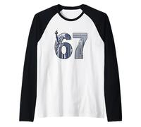 67 Statue Liberty Empire State Graphic Raglan Baseball Tee