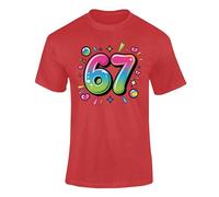 67 T Shirt for Kids Six Seven Number Day Funny Meme Top 6R13