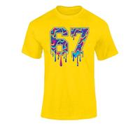 67 T Shirt Six Seven Number Day Top Funny Meme Design Kids 6 7 Gifts Cool Numeric Graphic Tee Yellow 7-8 Years Style 7