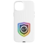 67 Tech Shield Digital Emblem Art Case for iPhone 15 Plus