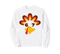 67 Thanksgiving Funny 6 7 Six Seven Turkey Social Media Meme Sweatshirt