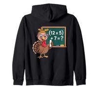 67 Thanksgiving T-Shirt Funny Turkey Math Teacher Mom Zip Hoodie