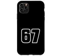 67 Urban Sports Outline Number Modern Street Style Design Case for iPhone 11 Pro Max