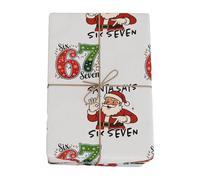 67 Wrapping Paper, 67 Meme Funny Christmas Wrapping Paper, Novelty Christmas Six Seven Meme Gift Wrap Papers Roll for Birthday Party, Fun 6 7 Memes Holiday Present Gift Wrappings Papers Sheets Roll