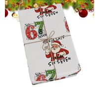 67 Wrapping Paper, Meme Gift Wrap For Christmas, 70x50cm Funny Six Seven Christmas Wrapping Paper Roll, Novelty Six Seven Meme Birthday Gift Wrap Papers Tear Resistant, For Christmass Birthday Home