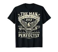 67 Year Old Legend Were Born In July 1958 Birthday Gifts T-Shirt