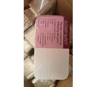 670 ml, Aluminium Foil Food Containers & lids with Allergen Free Check list, 40 containers + 40 lids, size 20.5 X 11 X 5.5 CM