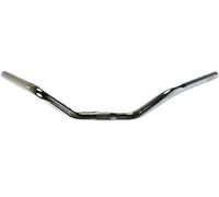 670mm Chrome Hise Riser Tourist Bike Handlebars North Road Style 100mm Rise