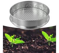 6712mm Soil Sieve for Gardening Perfect for Filtering Coarse Materials from Potting Soil (Round Hole 7mm)