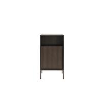 672 Bedside Table Dark Oak