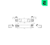 ERA 672058 Intercooler