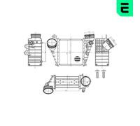 ERA 672073 Intercooler