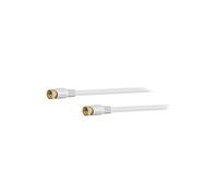 67291 cable 75Ω 2.5m F plug, white on both sides Goobay