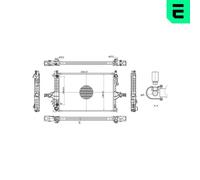673078 Engine Cooling Radiator Replacement Fits Volvo S60 1 S80 1 V70 MK2 By ERA