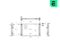 673132 Engine Cooling Radiator Fits Ford Fusion Fiesta 5 Van Mazda 2 By ERA