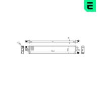 ERA 673134 Engine radiator