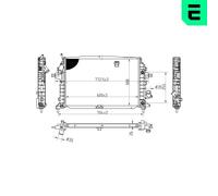 ERA 673196 Engine radiator