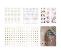 675 Pcs Face Gems, Self Adhesive Gems, Sparkly Rhinestone Stickers, for Embellishment, Tattoo, Makeup, Face Makeup, Festivals, Weddings