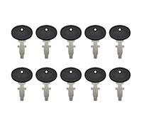677515A 10 Pcs Ignition Switch Key 5118433 Compatible with White Oliver Tractor 1250A 1255 Compatible with Allis Chalmer Grinder 5040 5045 5050 Compatible with Universal Tractor 1033 300