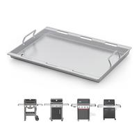 6787 Full Size Griddle Insert for Weber Spirit 300, Spirit 400 Series Gas Grill, Flat Top Grill Griddle Insert for Weber Spirit 700, Silver/Gold/Platinum B & C, Genesis 1000-3500, Stainless Steel