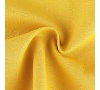 67cmx1m Plain Cotton Linen Fabric 1Pcs Linen Embroidery Fabric Cross Stitch Cloth Material for Sewing Embroidery Craft Projects, Yellow