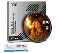 67mm 3in1 ND & CPL & Black Diffusion 1/4 Filter,Variable ND2-32(1-5 Stops) Polarising Mist Soft Filter, High-Definition Optical Glass Multi-Coated with 67mm Lens Cap for Portrait Photography
