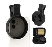 67mm Clip-on CPL Phone Camera Lens Filter Set, Universal CPL Phone Camera Lens Polarizer Clip-On Cellphone CPL Filter Compatible with iPhoneSamsung/Android Smartphones(Size:67mm)