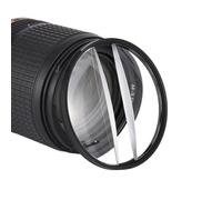 67mm Double Moon Effect Filter, Blurred Refraction Foreground Effect Filter, Center Field Split Diopter Camera Lens Filters