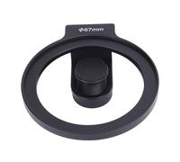 67mm Phone Filter Mount Lens Clip with Cold Shoe Mount for ND CPL Star Filters Compatible with Pro for Professional Video Filming