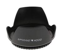 67mm Screw Mount Reversible Tulip Flower Crown Petal Shaped Camera Lens Hood