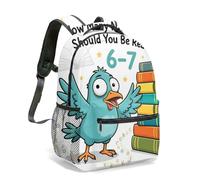67th Birthday 16 Inch Summer Cake Palm Tree Crab Surfboard Print Rucksack, 360 All-over Graphic School Bag for Kids Children Adults (33)