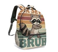 67th Birthday 16 Inch Summer Cake Palm Tree Crab Surfboard Print Rucksack, 360 All-over Graphic School Bag for Kids Children Adults (02)