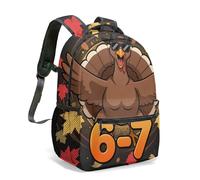 67th Birthday 16 Inch Summer Cake Palm Tree Crab Surfboard Print Rucksack, 360 All-over Graphic School Bag for Kids Children Adults (20)