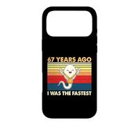 67th Birthday 67 Years Ago I Was The Fastest Bday Case for iPhone 17 Pro Max
