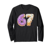 67th Birthday Donut Sprinkles Fun Long Sleeve T-Shirt