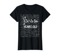 67th Birthday Integral Calculus Math Nerd Funny Value Graphic T-Shirt, Women, Black, L