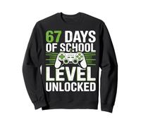 67th Day of School Teacher Kids 67 Math Numbers 100th Days Sweatshirt