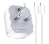 67W USB C Fast Charger with 1M Type C Cable Dual Port for Google Pixel 10a | 67W USB-C Power Charger for Google Pixel 9a/10Pro XL/9Pro/9Pro Fold/8a/8Pro/7a/7Pro/6a/6Pro, for iPhone 17e 16 Galaxy A17 A16