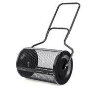 68 cm Metal Spreader Peat Moss Spreader Mesh Roller W/ U-shaped Handle