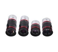 68 Degree Ultra Wide Angle Eyepiece, Wide Angle Telescope Eyepiece Aluminum Alloy Optical Glass Telescope Eyepiece FMC Eyepiece Kit for Astronomy Telescope