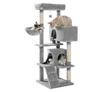 68 Inches Multi-Level Large Cat Tree for Large Kitties, Big Cat Tower with Condo, Cozy Plush ?Pussycat Perches, Sisal Scratching Posts and Hammocks, Activity Center,B (B)