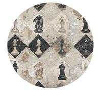 68 PCS Jigsaw Puzzle for Adults Personalized Picture Puzzle Chess Piece Brown Pattern Customized Wooden Puzzle for Family, Birthday, Wedding, Game Nights Gifts Animal Alien Shape Puzzle