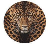 68 PCS Jigsaw Puzzle for Adults Personalized Picture Puzzle Depict A Leopard Customized Wooden Puzzle for Family, Birthday, Wedding, Game Nights Gifts Animal Alien Shape Puzzle