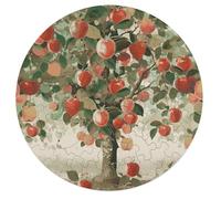 68 PCS Jigsaw Puzzle for Adults Personalized Picture Puzzle Fruit Under The Tree Customized Wooden Puzzle for Family, Birthday, Wedding, Game Nights Gifts Animal Alien Shape Puzzle