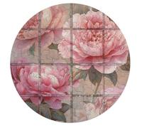 68 PCS Jigsaw Puzzle for Adults Personalized Picture Puzzle Pretty Flowers Customized Wooden Puzzle for Family, Birthday, Wedding, Game Nights Gifts Animal Alien Shape Puzzle