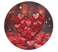 68 PCS Jigsaw Puzzle for Adults Personalized Picture Puzzle Red Hearts Love Customized Wooden Puzzle for Family, Birthday, Wedding, Game Nights Gifts Animal Alien Shape Puzzle