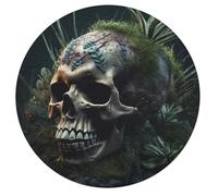 68 PCS Jigsaw Puzzle for Adults Personalized Picture Puzzle Skull and Plants Customized Wooden Puzzle for Family, Birthday, Wedding, Game Nights Gifts Animal Alien Shape Puzzle