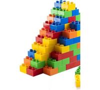 68 Pieces Classic Big Building Bricks, Builing Blocks Toy Compatible with Most Major Brands STEM Toy Large Building Bricks Set for Boys and Girls
